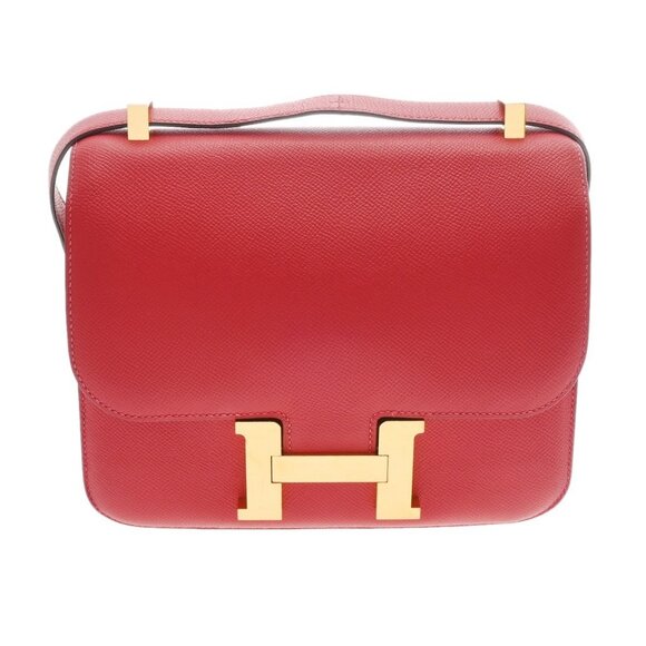 HERMES Constance 3 24 Rouge casaque shoulder bag - Picture 1 of 10